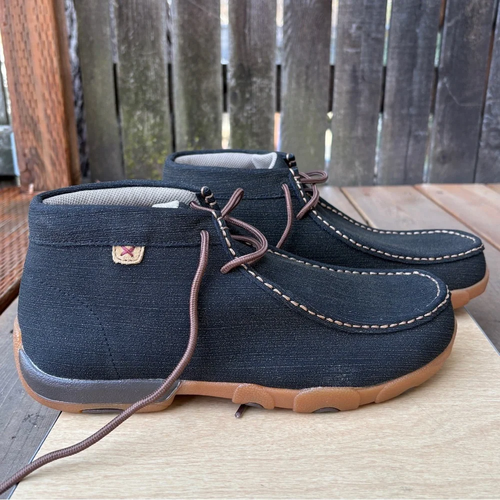Twisted X Men’s Dura TWX Water Resistant Chukka Driving Moc Shoes New Sz 9.5W
